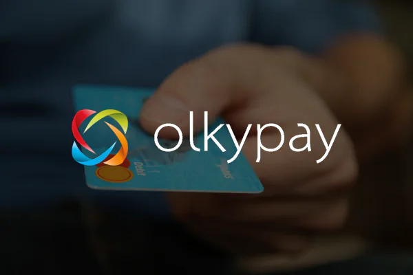 Olkypay logo avec carte de crédit